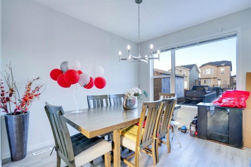 324 Dawson Drive, Chestermere, AB - Indoor Photo Showing Dining Room