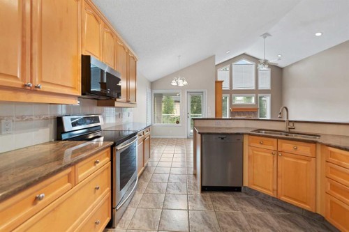 109 Cranwell Place Se, Calgary, AB - Indoor Photo Showing Kitchen With Double Sink