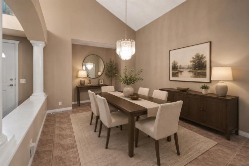 109 Cranwell Place Se, Calgary, AB - Indoor Photo Showing Dining Room