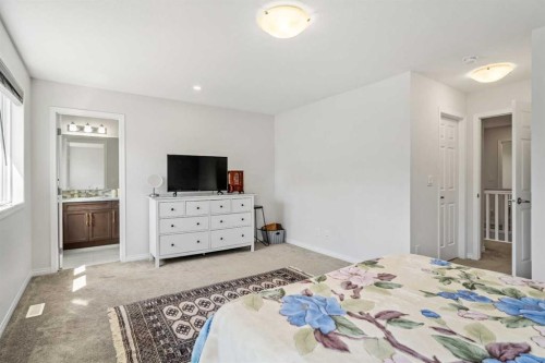 192 Carrington Crescent Nw, Calgary, AB - Indoor Photo Showing Bedroom