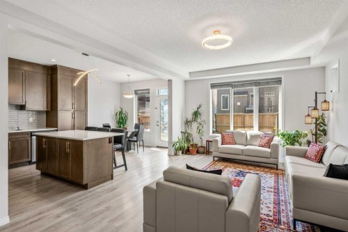 192 Carrington Crescent Nw, Calgary, AB - Indoor Photo Showing Living Room