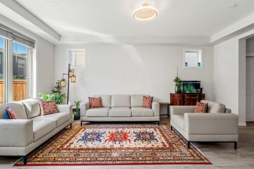192 Carrington Crescent Nw, Calgary, AB - Indoor Photo Showing Living Room