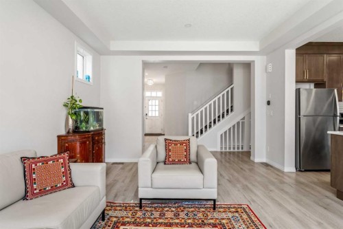 192 Carrington Crescent Nw, Calgary, AB - Indoor Photo Showing Living Room