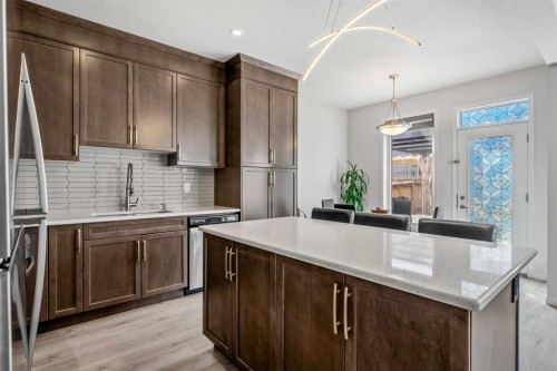 192 Carrington Crescent Nw, Calgary, AB - Indoor Photo Showing Kitchen With Upgraded Kitchen