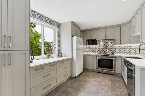 152 Erin Dale Crescent Se, Calgary, AB - Indoor Photo Showing Kitchen With Stainless Steel Kitchen With Upgraded Kitchen