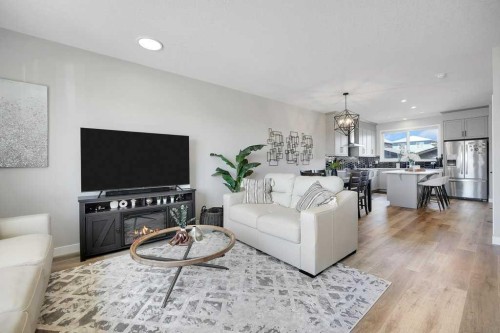 244 Belmont Boulevard Sw, Calgary, AB - Indoor Photo Showing Living Room