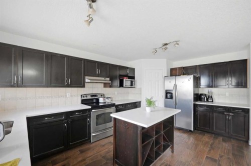 140 Tarawood Grove Ne, Calgary, AB - Indoor Photo Showing Kitchen With Double Sink
