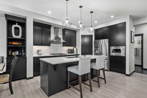 119 Howse Hill Ne, Calgary, AB - Indoor Photo Showing Kitchen With Stainless Steel Kitchen With Upgraded Kitchen