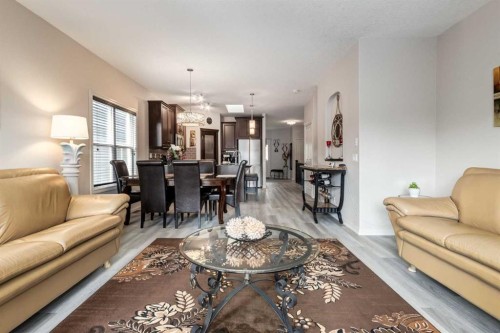 202 Silverado Bank Circle Sw, Calgary, AB - Indoor Photo Showing Living Room