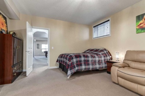 202 Silverado Bank Circle Sw, Calgary, AB - Indoor Photo Showing Bedroom