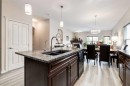 202 Silverado Bank Circle Sw, Calgary, AB  - Indoor Photo Showing Kitchen With Double Sink 