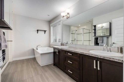 1701-1086 Williamstown Boulevard Nw, Airdrie, AB - Indoor Photo Showing Bathroom