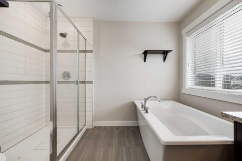1701-1086 Williamstown Boulevard Nw, Airdrie, AB - Indoor Photo Showing Bathroom