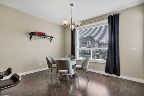 1701-1086 Williamstown Boulevard Nw, Airdrie, AB - Indoor Photo Showing Dining Room