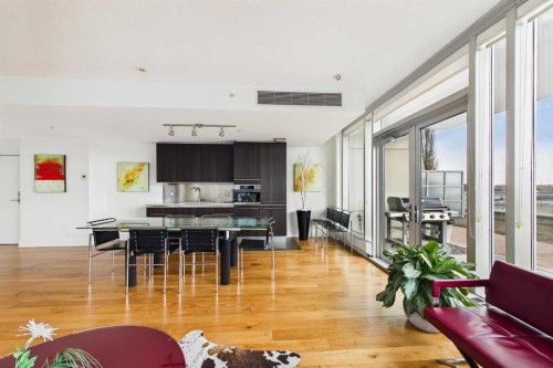 3001-433 11 Avenue Se, Calgary, AB - Indoor Photo Showing Living Room