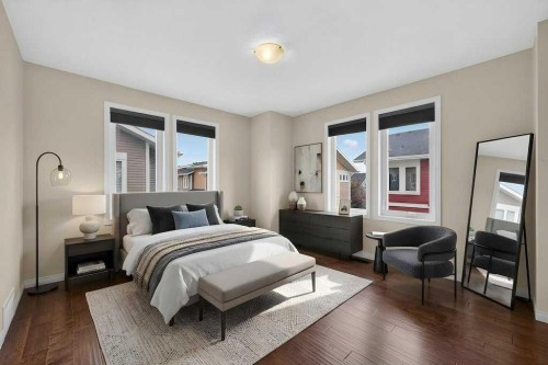 721 Auburn Bay Square Se, Calgary, AB - Indoor Photo Showing Bedroom