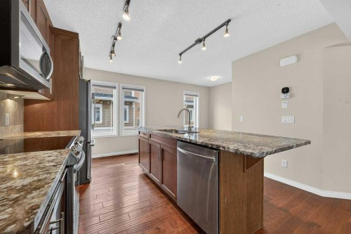 721 Auburn Bay Square Se, Calgary, AB - Indoor Photo Showing Kitchen With Upgraded Kitchen
