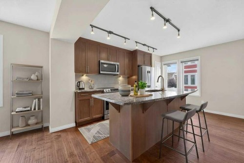 721 Auburn Bay Square Se, Calgary, AB - Indoor Photo Showing Kitchen With Upgraded Kitchen