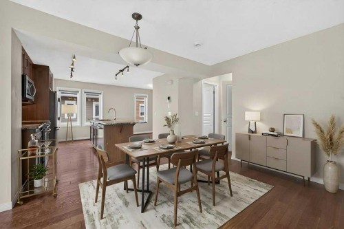 721 Auburn Bay Square Se, Calgary, AB - Indoor Photo Showing Dining Room