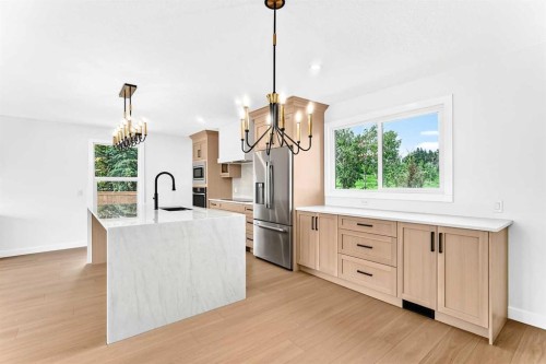 1204 Lake Sylvan Drive Se, Calgary, AB - Indoor Photo Showing Kitchen With Upgraded Kitchen