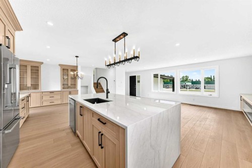 1204 Lake Sylvan Drive Se, Calgary, AB - Indoor Photo Showing Kitchen With Upgraded Kitchen