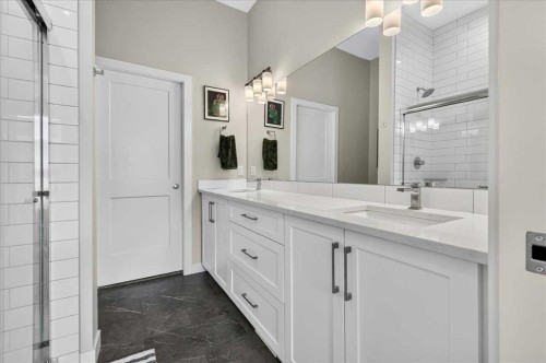 1066 Creekside Boulevard Sw, Calgary, AB - Indoor Photo Showing Bathroom