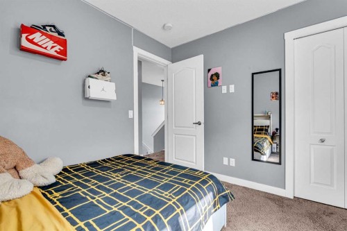 1444 Legacy Circle Se, Calgary, AB - Indoor Photo Showing Bedroom