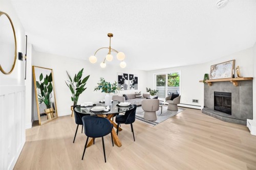 3204-80 Glamis Drive Sw, Calgary, AB - Indoor With Fireplace