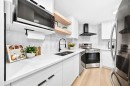 3204-80 Glamis Drive Sw, Calgary, AB  - Indoor Photo Showing Kitchen With Stainless Steel Kitchen With Double Sink With Upgraded Kitchen 