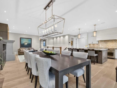 22 Aspen Ridge Square Sw, Calgary, AB - Indoor Photo Showing Dining Room