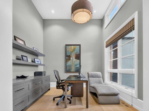 22 Aspen Ridge Square Sw, Calgary, AB - Indoor Photo Showing Office