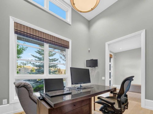 22 Aspen Ridge Square Sw, Calgary, AB - Indoor Photo Showing Office