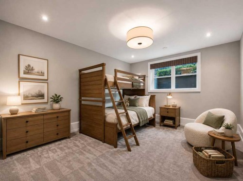22 Aspen Ridge Square Sw, Calgary, AB - Indoor Photo Showing Bedroom