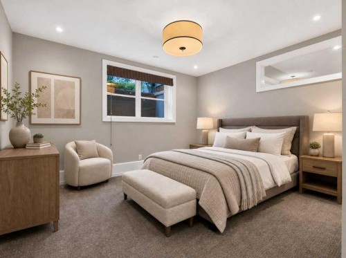 22 Aspen Ridge Square Sw, Calgary, AB - Indoor Photo Showing Bedroom