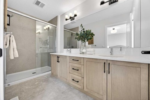 78 Keystone Creek Terrace Ne, Calgary, AB - Indoor Photo Showing Bathroom