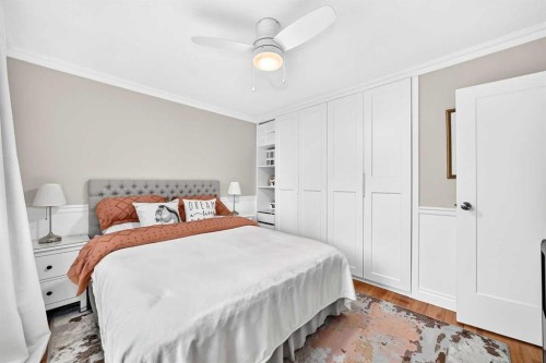 8632 Atlas Drive Se, Calgary, AB - Indoor Photo Showing Bedroom