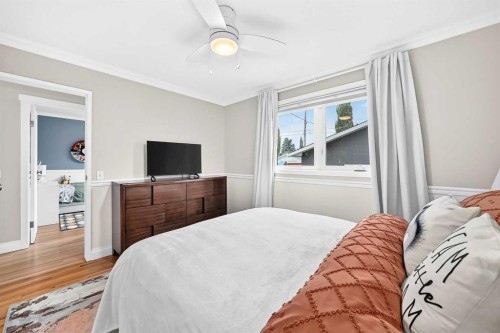 8632 Atlas Drive Se, Calgary, AB - Indoor Photo Showing Bedroom