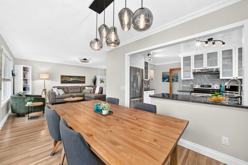 8632 Atlas Drive Se, Calgary, AB - Indoor Photo Showing Dining Room