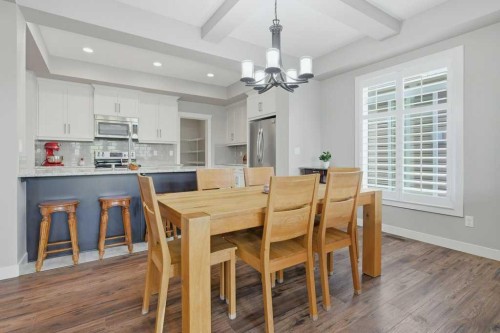 27 Jumping Pound Terrace, Cochrane, AB - Indoor Photo Showing Dining Room