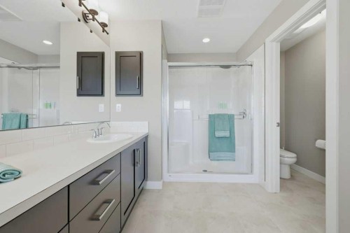 27 Jumping Pound Terrace, Cochrane, AB - Indoor Photo Showing Bathroom