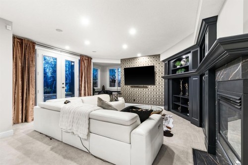 14 Pinehurst Drive, Heritage Pointe, AB - Indoor With Fireplace