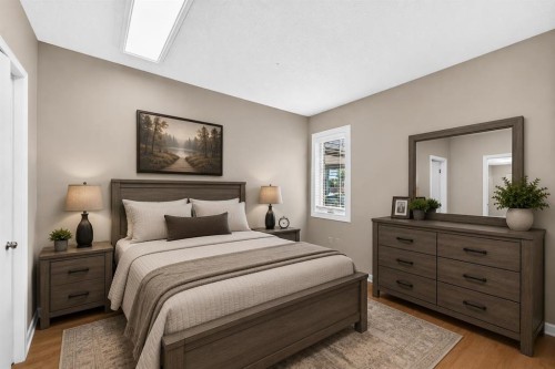 3516 26A Street Se, Calgary, AB - Indoor Photo Showing Bedroom