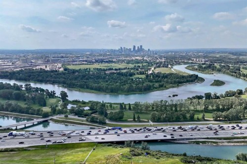 3516 26A Street Se, Calgary, AB - Outdoor With Body Of Water With View