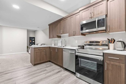 109 Mallard Grove Se, Calgary, AB - Indoor Photo Showing Kitchen With Stainless Steel Kitchen
