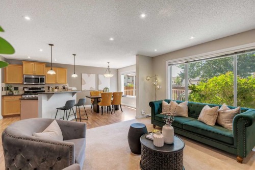 292 Coville Close Ne, Calgary, AB - Indoor Photo Showing Living Room