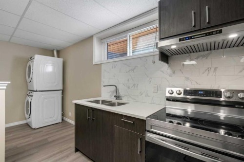 292 Coville Close Ne, Calgary, AB - Indoor Photo Showing Kitchen With Double Sink