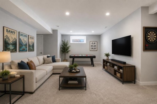 1702 Riverside Drive Nw, High River, AB - Indoor Photo Showing Living Room