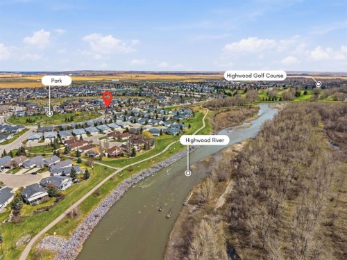 1702 Riverside Drive Nw, High River, AB - Outdoor With View
