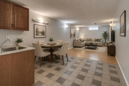 2056 Cottonwood Crescent Se, Calgary, AB - Indoor Photo Showing Dining Room