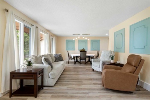 48 Deermont Way Se, Calgary, AB - Indoor Photo Showing Living Room